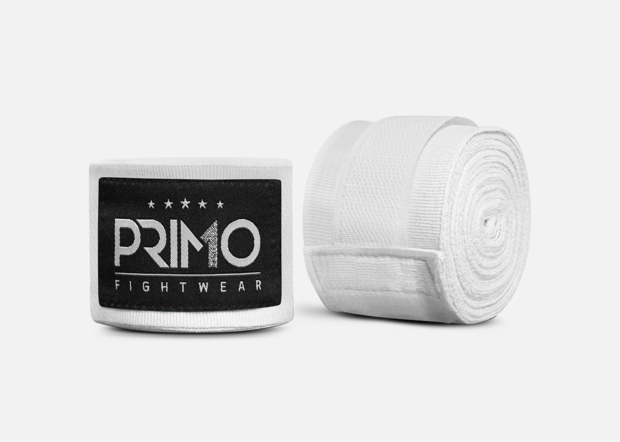 Primo Fight Wear Official 160 Series Hand Wraps - Pro White