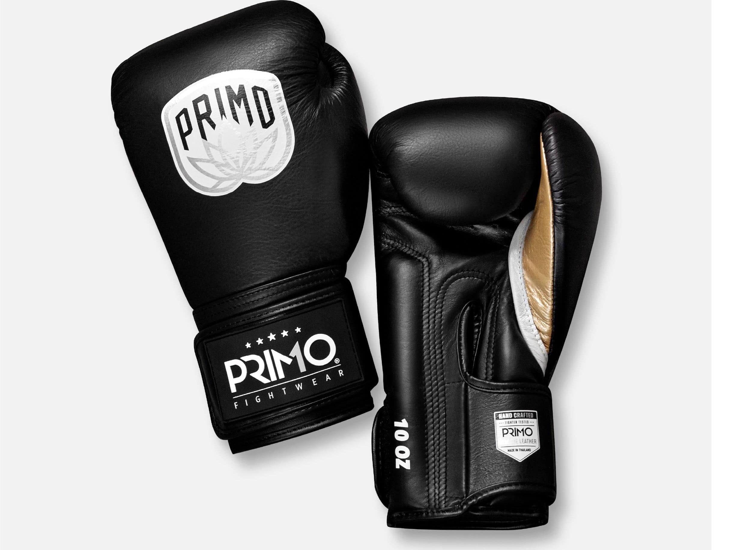 Primo Fight Wear Official Emblem 2.0 Boxing Gloves - Onyx Black