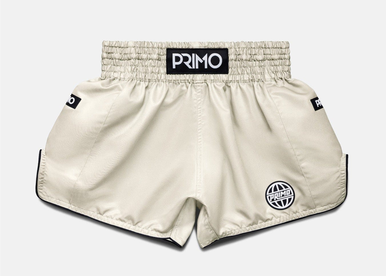 Primo Fight Wear Official Muay Thai Shorts - Alta Series -  Cream
