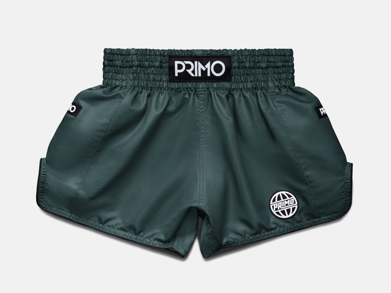 Primo Fight Wear Official Muay Thai Shorts - Alta Series - Forest Green