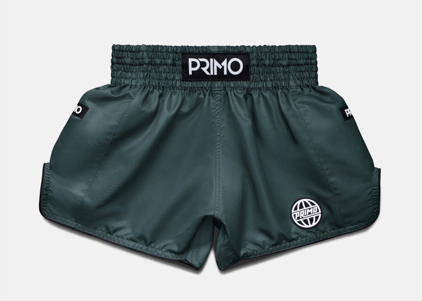 Primo Fight Wear Official Muay Thai Shorts - Alta Series - Forest Green