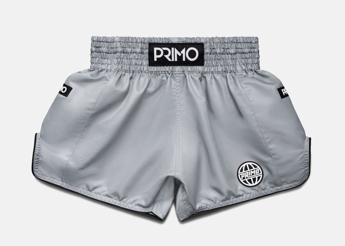 Primo Fight Wear Official Muay Thai Shorts - Alta Series - Tundra Grey