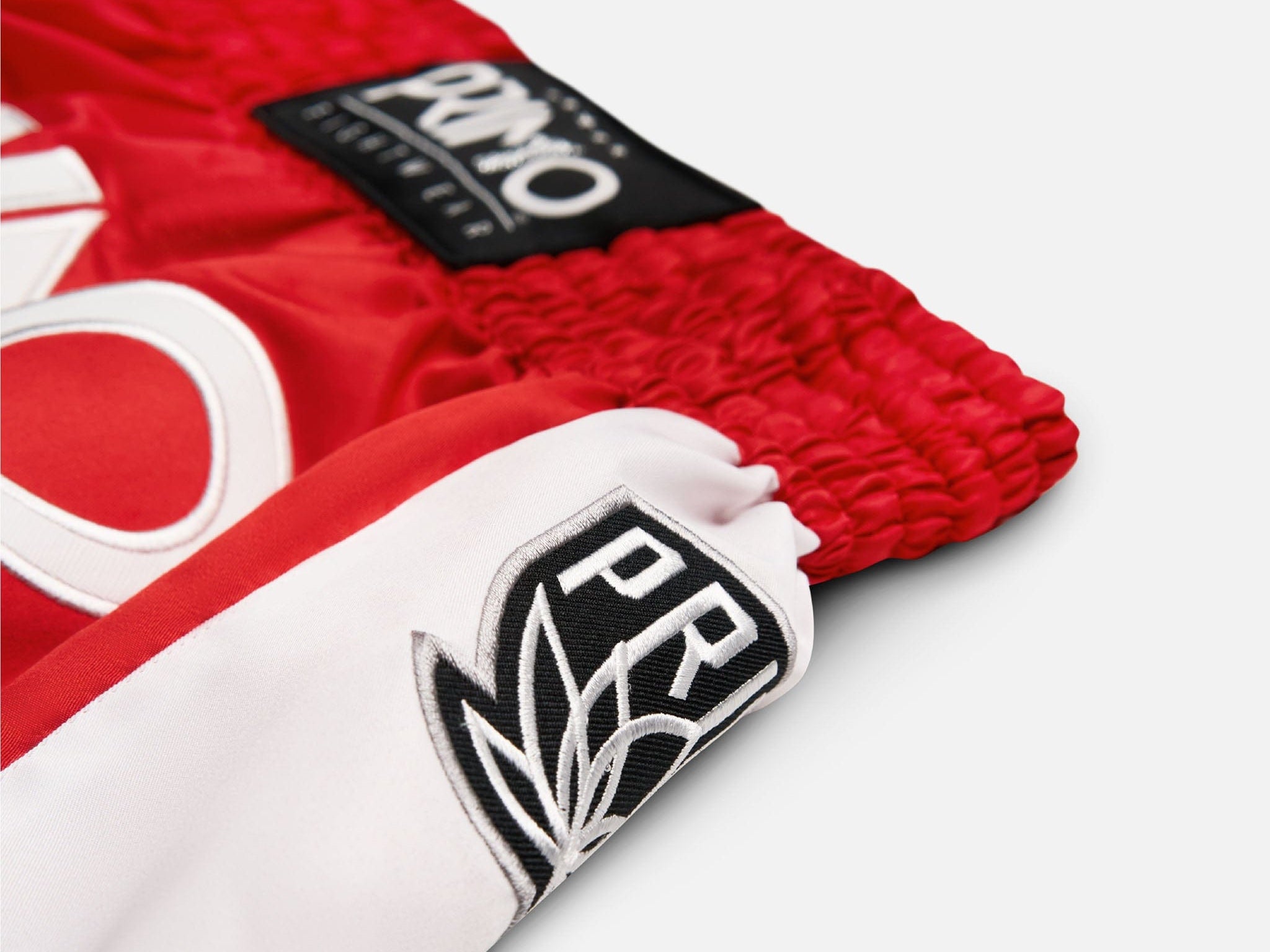 Primo Fight Wear Official Muay Thai Shorts - Free Flow Series - Stadium Classic Red