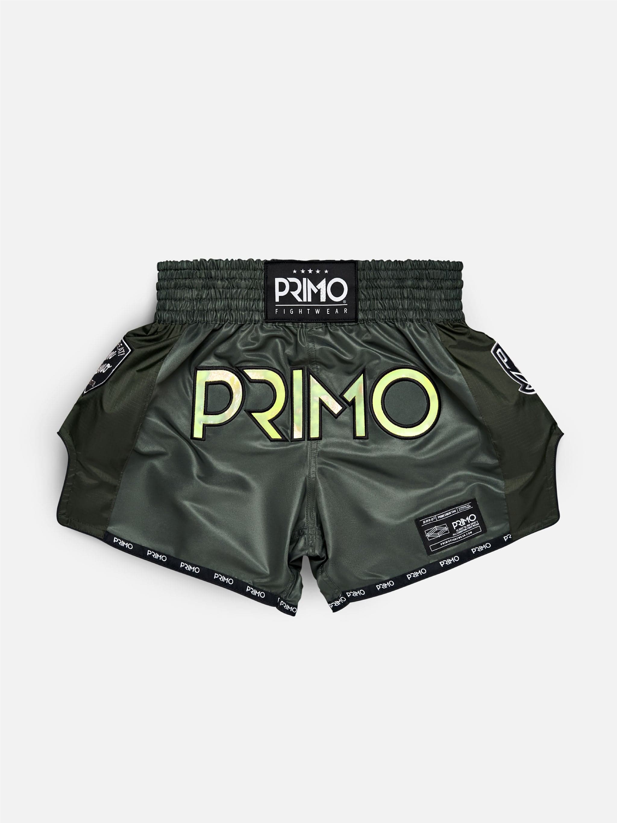 Selling Satin boxing shorts slick slugger Muay Thai ufc black green monster Halloween