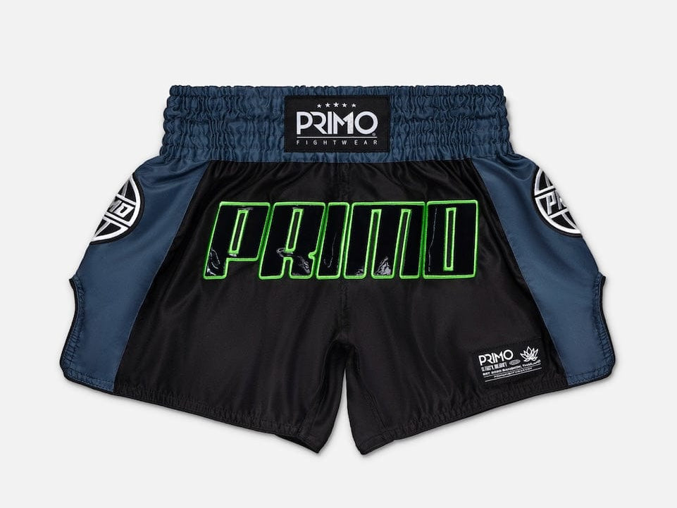 Primo Fight Wear Official Muay Thai Shorts - Trinity Series - Black 2.0