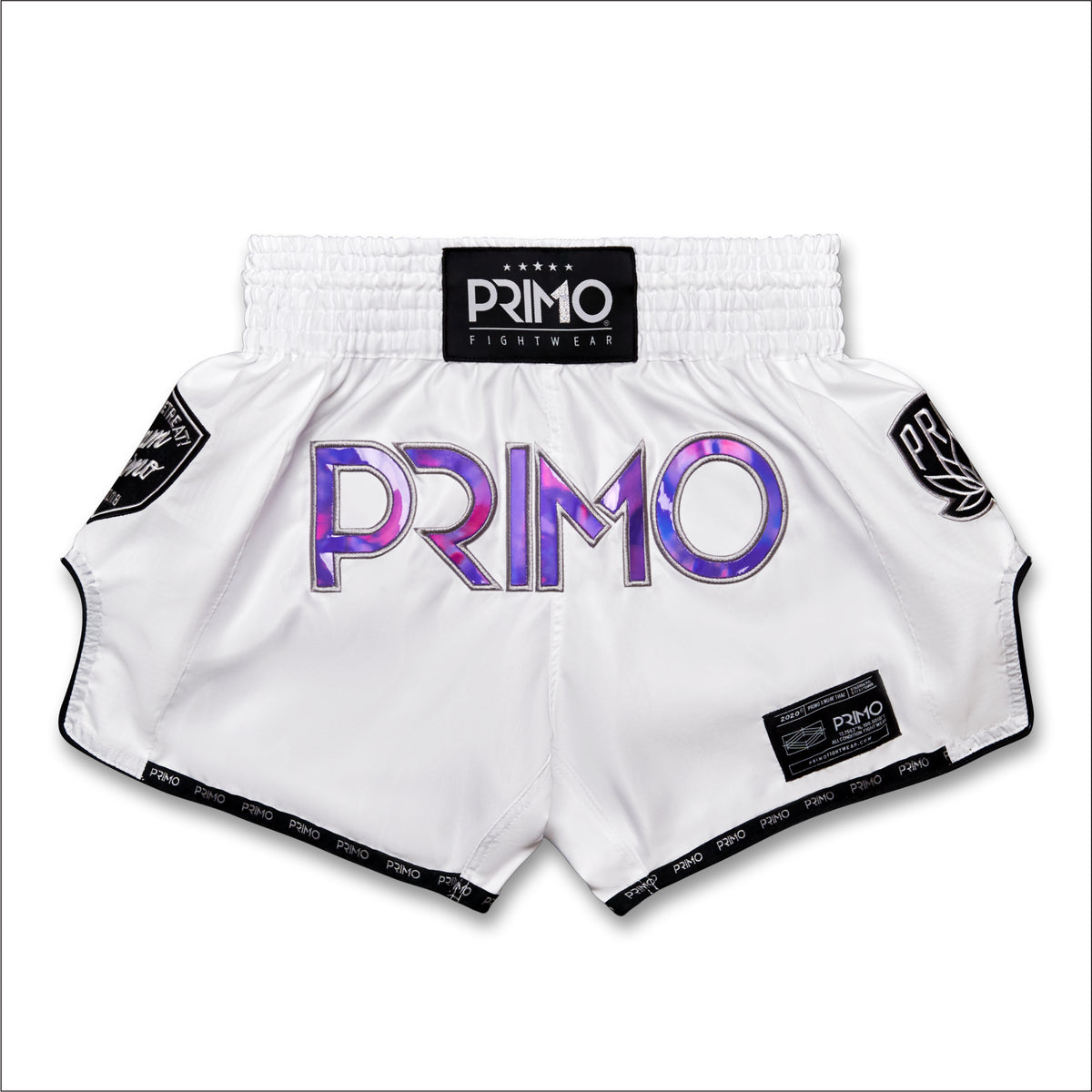 Muay Thai Shorts - Hologram Series - Purple Haze – Primo Fight Wear ...