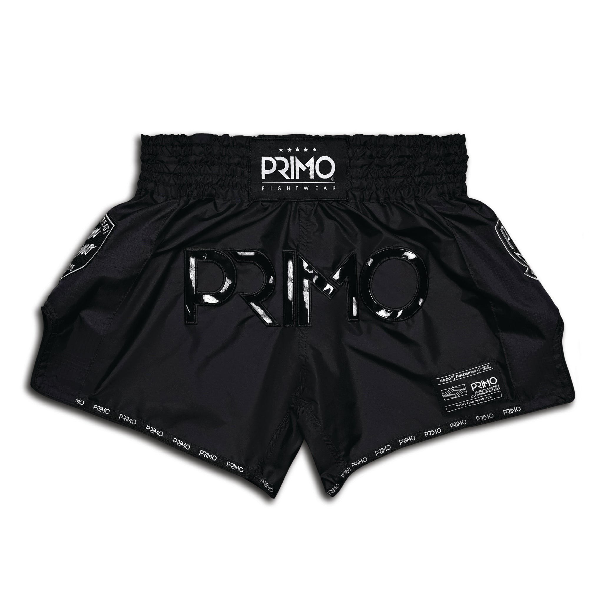 Super-Nylon Muay Thai Shorts - Black Panther II – Primo Fight Wear Official